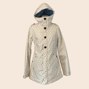 Burton Dry Ride The White Collection Hooded Snowboard Jacket Size 3